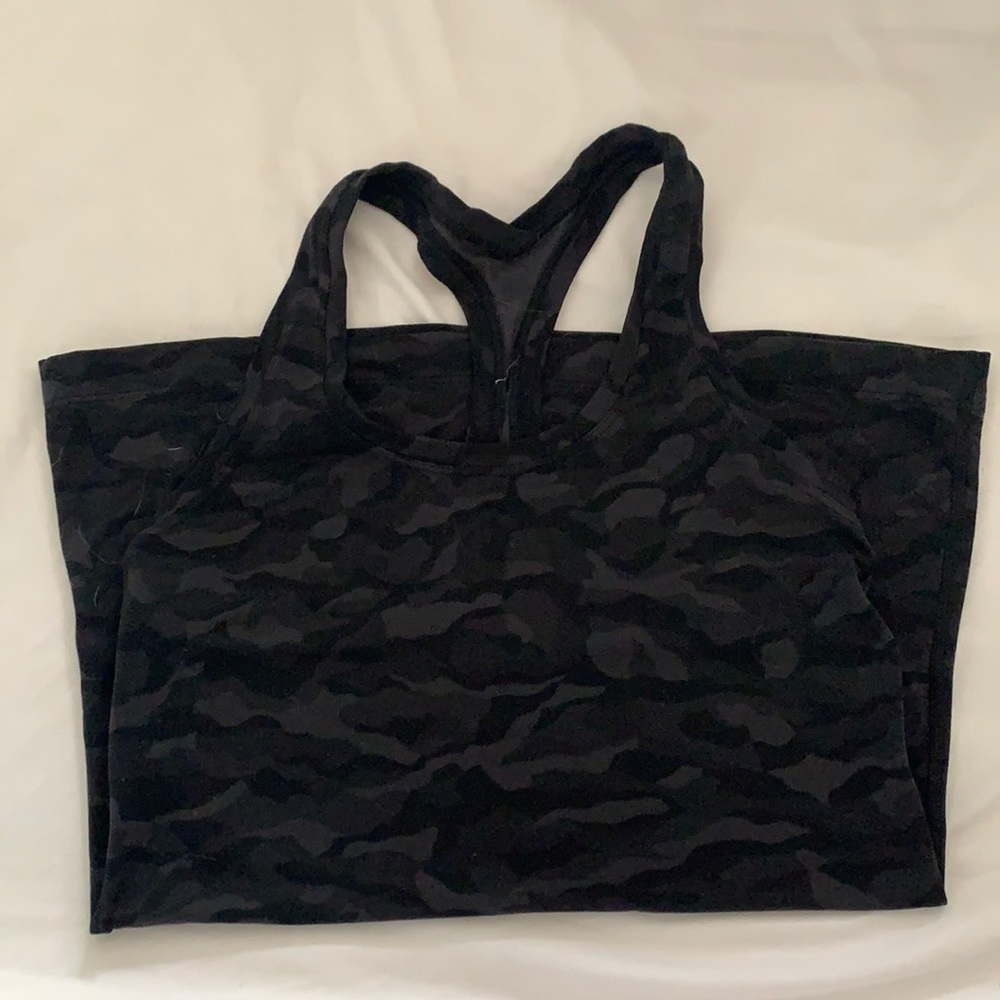 Lulu black camo tank
